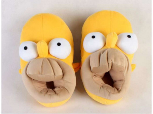 Тапочки "Гомер Симпсон" купить в интернет магазине подарков ПраздникШоп