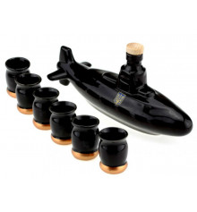 Коньячный набор "Подводная лодка" купить в интернет магазине подарков ПраздникШоп