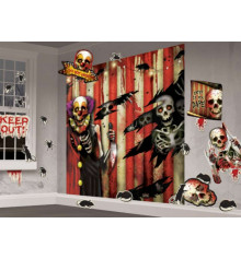 Декорация настенная "Карнавал Halloween" 32 элемента купить в интернет магазине подарков ПраздникШоп