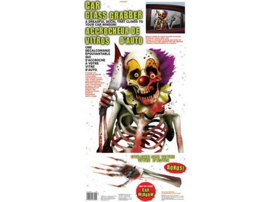 Наклейка на окно"Клоун" купить в интернет магазине подарков ПраздникШоп