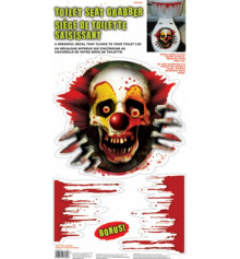 Наклейка на крышку унитаза "Клоун" купить в интернет магазине подарков ПраздникШоп