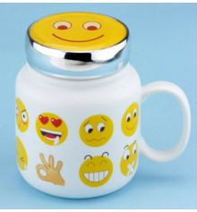Термокружка с крышкой "Smile Family" купить в интернет магазине подарков ПраздникШоп