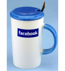 Чашка "Facebook" купить в интернет магазине подарков ПраздникШоп