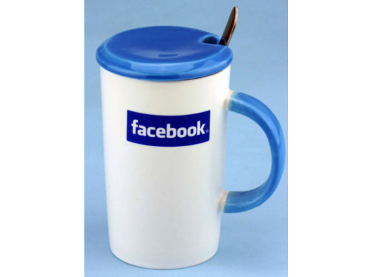 Чашка "Facebook" купить в интернет магазине подарков ПраздникШоп