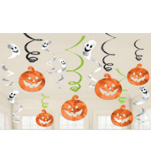 Спираль "Halloween Тыква"  купить в интернет магазине подарков ПраздникШоп