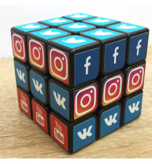 Кубик 3 x 3 "SOCIAL NETWORK" купить в интернет магазине подарков ПраздникШоп
