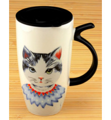 Кружка с поилкой "MR CAT", 3 вида купить в интернет магазине подарков ПраздникШоп