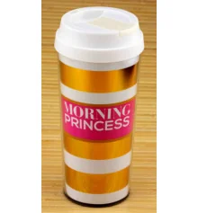 Термокружка "Morning Princess / Strong coffee" купить в интернет магазине подарков ПраздникШоп