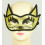 Венеціанська маска "Кішка" (золото) купить в интернет магазине подарков ПраздникШоп