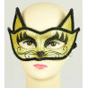 Венецианская маска "Кошка" (золото)