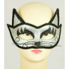 Венеціанська маска "Кішка" (срібло)