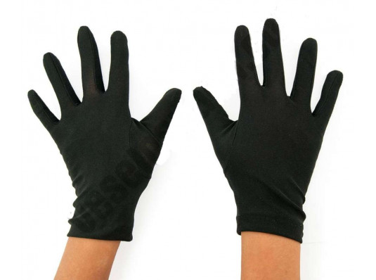 Перчатки черные, короткие купить в интернет магазине подарков ПраздникШоп