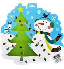 Баннер "Снеговик веселый" купить в интернет магазине подарков ПраздникШоп