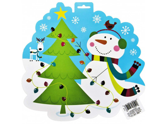 Баннер "Снеговик веселый" купить в интернет магазине подарков ПраздникШоп