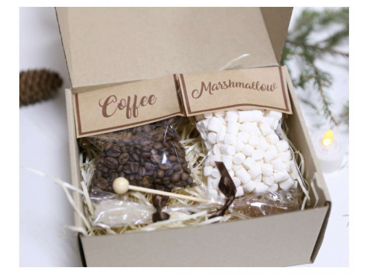 Подарочный набор "Кофейный привет" купить в интернет магазине подарков ПраздникШоп