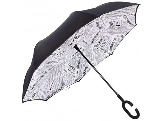 Ветрозащитный зонт "Up-Brella", journal white купить в интернет магазине подарков ПраздникШоп