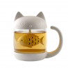 Чашка - заварник "Кот с рыбкой"