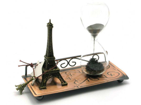 Часы песочные "Париж" купить в интернет магазине подарков ПраздникШоп