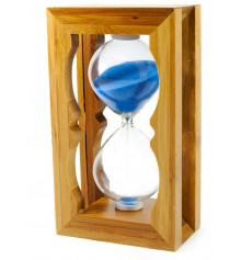 Часы песочные в бамбуковой подставке купить в интернет магазине подарков ПраздникШоп
