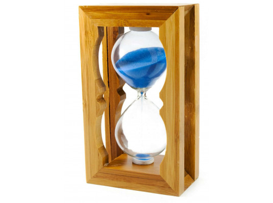 Часы песочные в бамбуковой подставке купить в интернет магазине подарков ПраздникШоп