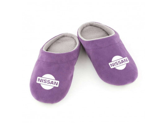 Тапочки-шлепки "Nissan", фиолетовые купить в интернет магазине подарков ПраздникШоп