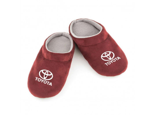 Тапочки-шлепки "Toyota", бордо купить в интернет магазине подарков ПраздникШоп
