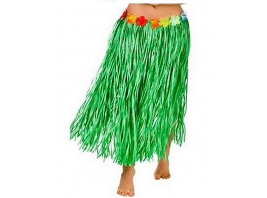 Гавайська спідниця, зелена (75 см.) купить в интернет магазине подарков ПраздникШоп