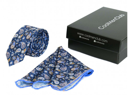 Подарунковий набір для чоловіків: краватка з хусткою, №4 купить в интернет магазине подарков ПраздникШоп