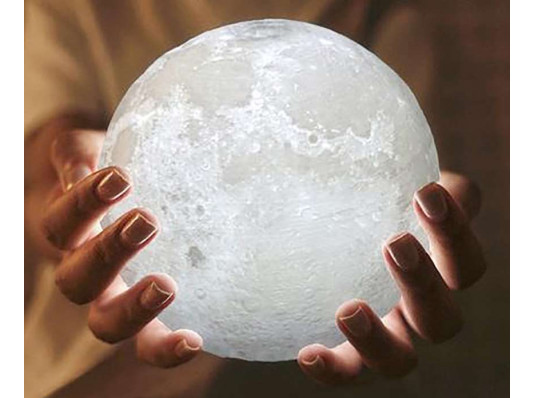 3D Світильник "Місяць" 15 см купить в интернет магазине подарков ПраздникШоп