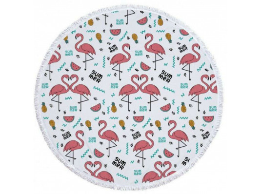 Пляжний килимок "Summer Flamingo" купить в интернет магазине подарков ПраздникШоп