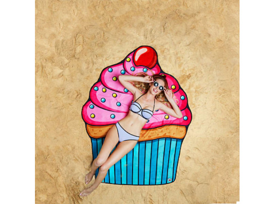 Пляжний килимок "Кекс" купить в интернет магазине подарков ПраздникШоп