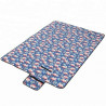 Водонепроницаемый коврик для пикника "Фламинго", синий