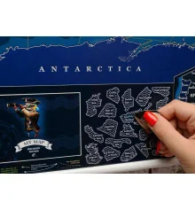 Морська скретч-карта світу "My Map Discovery edition" купить в интернет магазине подарков ПраздникШоп