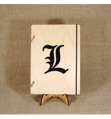 Блокнот с деревянной обложкой "Иероглиф" купить в интернет магазине подарков ПраздникШоп