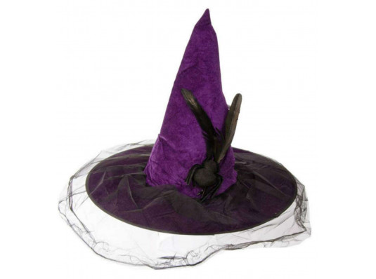 Шляпа ведьмы "Halloween" № 1 купить в интернет магазине подарков ПраздникШоп