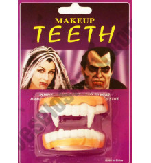 Зубы Вампира резиновые двойные купить в интернет магазине подарков ПраздникШоп