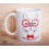 Набор чашка и тарелка «Имейте совесть улыбайтесь» купить в интернет магазине подарков ПраздникШоп