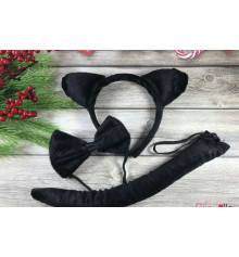 Набор "Котик", черный купить в интернет магазине подарков ПраздникШоп