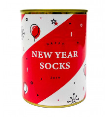 Законсервовані шкарпетки "New Year socks" купить в интернет магазине подарков ПраздникШоп