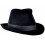 Шляпа фетровая, черная купить в интернет магазине подарков ПраздникШоп