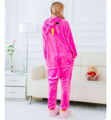 Пижама-кигуруми "Единорог малиновый" (Размер М) купить в интернет магазине подарков ПраздникШоп