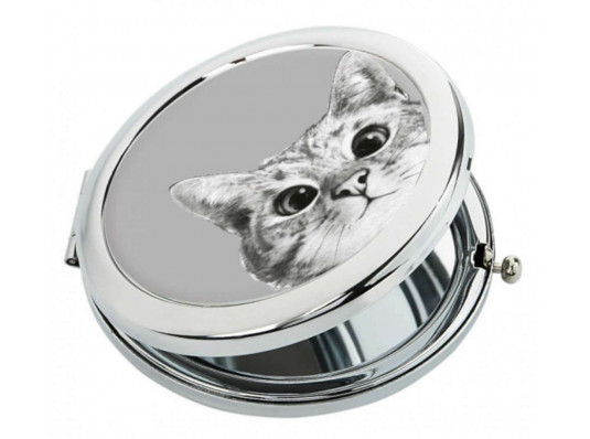 Кишеньковий дзеркало "Ей, кіт" купить в интернет магазине подарков ПраздникШоп