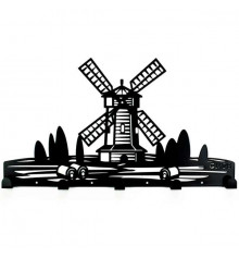 Вешалка настенная "Windmill" купить в интернет магазине подарков ПраздникШоп