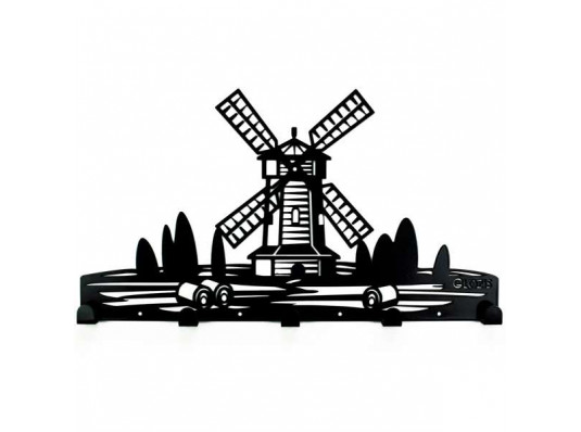 Вешалка настенная "Windmill" купить в интернет магазине подарков ПраздникШоп