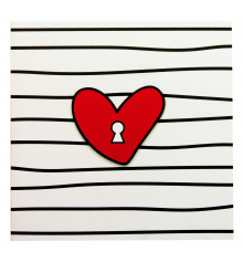 Откритка- шоколадка "Ключ від серця" купить в интернет магазине подарков ПраздникШоп