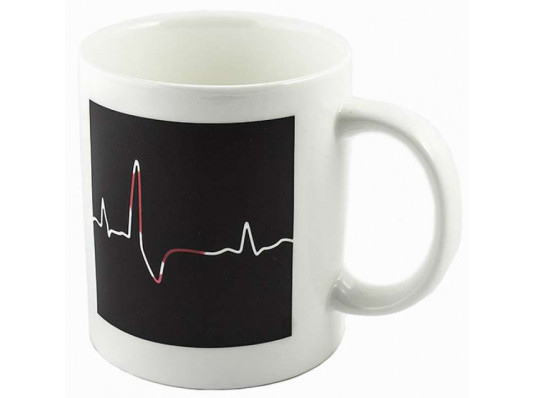 Чашка "heartbeat" (биття серця) купить в интернет магазине подарков ПраздникШоп