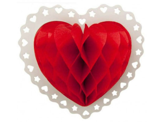 Декор 3D "Сердце" купить в интернет магазине подарков ПраздникШоп