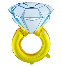 Шар "Кільце з діамантом" купить в интернет магазине подарков ПраздникШоп