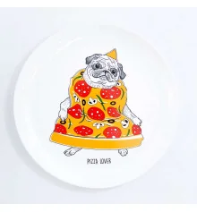 Тарелка "Pizza lover" купить в интернет магазине подарков ПраздникШоп