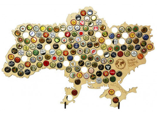 Пивная карта Украины с подставками купить в интернет магазине подарков ПраздникШоп